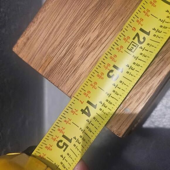 Napa Style Spice Holder Tea Holder Acacia Wood 14" x 4" - Picture 5 of 7